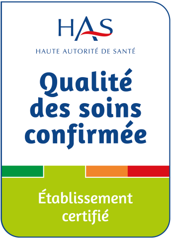 HAS - Qualité des soins confirmée - Établissement certifié